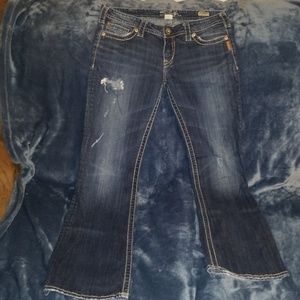Silver pioneer boot cut